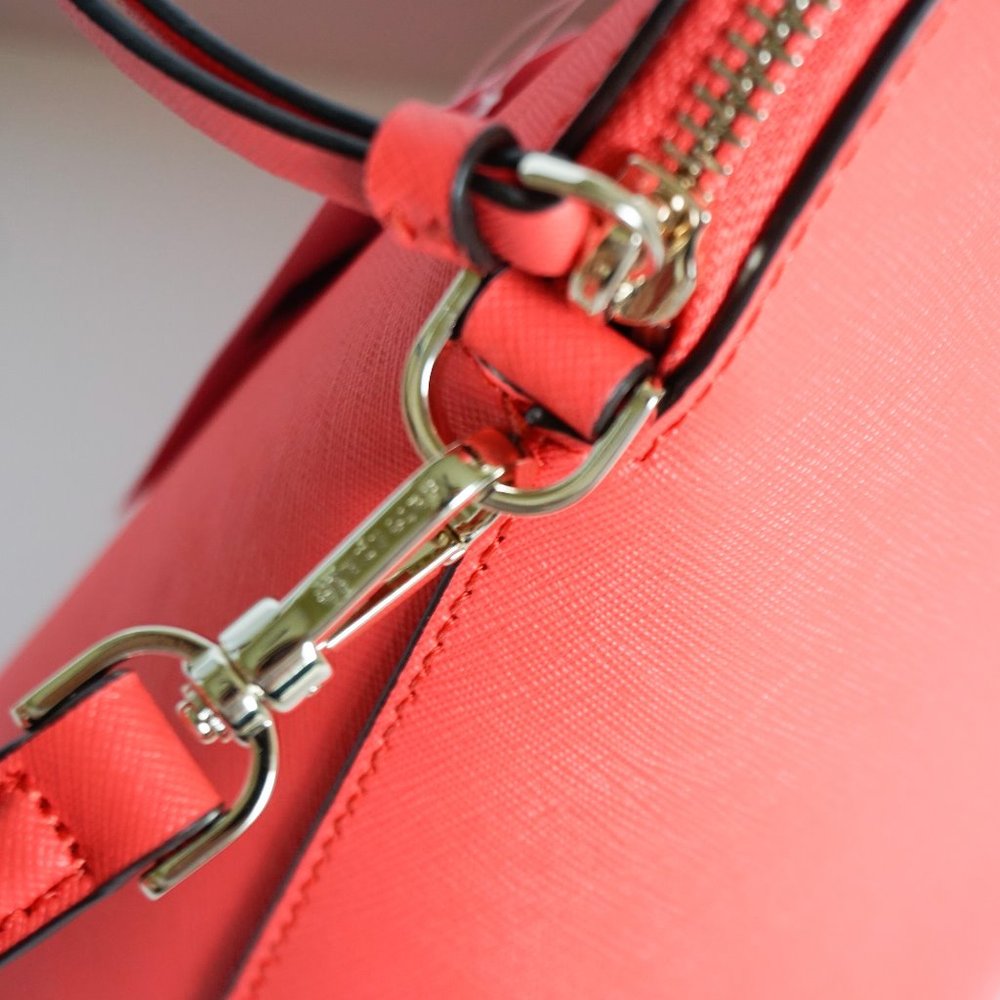 Kate Spade Maise M Satchel Leather Bag Spot Light - Picture 8 of 13